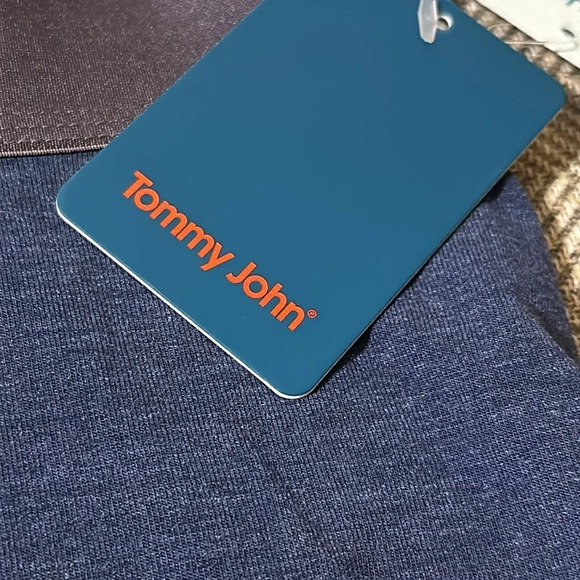 NWT Tommy John Second Skin SS Men Underwear Boxer Brief Blue Medium - Picture 4 of 4